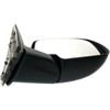 DOOR MIRROR RH MANUAL TEXTURED BLACK REPLACEMENT FOR GMC YUKON DENALI 2003 PARTSLINK NUMBER  GM1321230