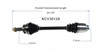 C V AXLE RH V6 80-3242 REPLACEMENT FOR HONDA ACCORD COUPE 2003 PARTSLINK NUMBER  NCV36128