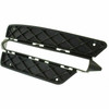 GRILLE LOWER (BEZEL) LH W/AMG PKG BLACK REPLACEMENT FOR MERCEDES C350 2013 PARTSLINK NUMBER MB1038126