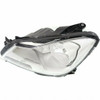 HEAD LAMP LH HALOGEN CHROME HOUSING SDN W/O CORNERING LAMP CAPA REPLACEMENT FOR MERCEDES C350 2013 PARTSLINK NUMBER MB2502187C