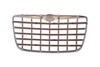 GRILLE CHROME SILVER 2.7L/3.5L  REPLACEMENT FOR CHRYSLER 300 2006 PARTSLINK NUMBER  	CH1200275