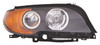 HEAD LAMP RH HALOGEN AMBER TURN SIGNAL HQ REPLACEMENT FOR BMW 3 SERIES COUPE 2004 PARTSLINK NUMBER BM2503143