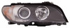 HEAD LAMP RH HALOGEN WHITE TURN SIGNAL HQ REPLACEMENT FOR BMW 3 SERIES COUPE 2004 PARTSLINK NUMBER BM2519112