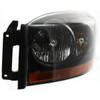 HEAD LAMP LH W/BLACK BEEZEL HQ  REPLACEMENT FOR DODGE PICKUP DODGE RAM 1500 2006 PARTSLINK NUMBER   CH2518115