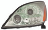 HEAD LAMP LH HALOGEN W/O SPORT PKG CAPA REPLACEMENT FOR LEXUS GX470 2003 PARTSLINK NUMBER  LX2502124C