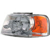 HEAD LAMP LH CHROME W/O OFF ROAD PKG HQ  REPLACEMENT FOR FORD EXPEDITION 2006 PARTSLINK NUMBER  	FO2502181
