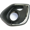 FOG LAMP BEZEL FR LH W/CHROME TRIM         REPLACEMENT FOR MITSUBISHI OUTLANDER SPORT 2013 PARTSLINK NUMBER  MI1038116