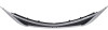 GRILLE BLACK W/CHROME FRAME      REPLACEMENT FOR NISSAN ALTIMA 2013 PARTSLINK NUMBER  NI1200250