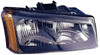 HEAD LAMP RH W/SMOOTH BEZEL W/O CLADDING HQ REPLACEMENT FOR CHEVROLET AVALANCHE 2004 PARTSLINK NUMBER GM2503224