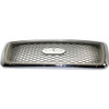 GRILLE CHROME FRAME W/CHAMPAGNE HONEYCOMB LARIAT MODEL  REPLACEMENT FOR FORD PICKUP FORD LIGHTDUTY (F150) 2006 PARTSLINK NUMBER  FO1200427