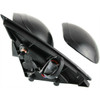 DOOR MIRROR LH POWER HTD REPLACEMENT FOR MERCURY SABLE 2003 PARTSLINK NUMBER  FO1320193