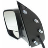 DOOR MIRROR LH POWER W/PUDDLE LAMP/DUAL GLASS  REPLACEMENT FOR FORD VAN FORD ECONOLINE 2006 PARTSLINK NUMBER  FO1320276