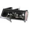HEAD LAMP LH W/BLACK BEZEL W/O XTREME PKG HQ  REPLACEMENT FOR GMC CANYON 2006 PARTSLINK NUMBER  	GM2502234