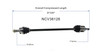 C V AXLE RH 4CYL 80-3238  REPLACEMENT FOR HONDA ACCORD COUPE 2006 PARTSLINK NUMBER  NCV36126