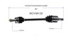 C V AXLE LH 4CYL 80-3237  REPLACEMENT FOR HONDA ACCORD SEDAN 2006 PARTSLINK NUMBER  NCV36125