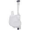 WINDSHIELD WASHER TANK W/CAP/HOLE FOR PUMP/HOLE FOR SENSOR/FILLER TUBE   REPLACEMENT FOR NISSAN SENTRA 2013 PARTSLINK NUMBER  NI1288158