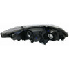 HEAD LAMP LH BLACK HOUSING CAPA  REPLACEMENT FOR HONDA CIVIC COUPE 2006 PARTSLINK NUMBER  HO2518111C