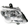 HEAD LAMP RH QUAD HALOGEN CHROME CODE LME (2 ADJUSTORS)   REPLACEMENT FOR RAM CARGO-VAN-RAM 2013 PARTSLINK NUMBER  CH2503192V