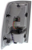 TAIL LAMP RH LED CHROME LARAMIE/LONGHORN MODELS CAPA   REPLACEMENT FOR RAM PICKUP-RAM-1500 2013 PARTSLINK NUMBER  CH2801203C