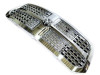 GRILLE CHROME FRAME W/CHROME PERFORATED WAVE INSERT   REPLACEMENT FOR RAM PICKUP-RAM-1500 2013 PARTSLINK NUMBER  CH1200424