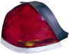 TAIL LAMP LH (CHROME MOULDING 4 BULB-RED-AMBER) HQ REPLACEMENT FOR FORD CROWN VICTORIA 2004 PARTSLINK NUMBER FO2800150
