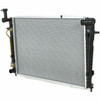 RADIATOR (2786) 2.0L SIDE PLATES ARE 1-1/16 INCH WIDE  REPLACEMENT FOR HYUNDAI TUCSON 2006 PARTSLINK NUMBER   HY3010151
