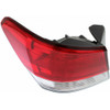 TAIL LAMP LH CAPA REPLACEMENT FOR SUBARU LEGACY 2013 PARTSLINK NUMBER   SU2804104C