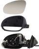 DOOR MIRROR LH POWER HTD W/MEMORY/POWER FOLD PTM REPLACEMENT FOR  VOLKSWAGEN PASSAT 2003 PARTSLINK NUMBER  VW1320130