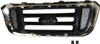GRILLE CHROME GRAY 2WD REPLACEMENT FOR FORD RANGER PICKUP 4WD 2004 PARTSLINK NUMBER  FO1200455
