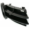 GRILLE LOWER LH W/FOG LAMP HOLE MATTE-BLACK W/O SPORT REPLACEMENT FOR  AUDI A3 2007 PARTSLINK NUMBER  AU1038103