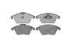BRAKE PADS SET FR CERAMIC REPLACEMENT FOR  AUDI A3 QUATTRO 2007 PARTSLINK NUMBER  D1107