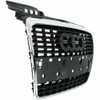 GRILLE (CHROME/PRIMED-BLACK) W/O S-LINE PKG REPLACEMENT FOR  AUDI S4 2007 PARTSLINK NUMBER  AU1200112