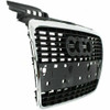 GRILLE (CHROME/PRIMED-BLACK) W/O S-LINE PKG REPLACEMENT FOR  AUDI S4 CABRIO (CONVERTIBLE) 2007 PARTSLINK NUMBER  AU1200112