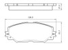BRAKE PADS SET FR CERAMIC    REPLACEMENT FOR TOYOTA PRIUS V 2013 PARTSLINK NUMBER  D1210