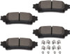 BRAKE PADS SET RR CERAMIC    REPLACEMENT FOR TOYOTA PRIUS V 2013 PARTSLINK NUMBER  D1391