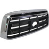 GRILLE MATTE-BLACK W/CHROME FRAME EXCLUDE LTD MODEL     REPLACEMENT FOR TOYOTA TUNDRA PICKUP 2013 PARTSLINK NUMBER  TO1200337