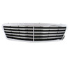 GRILLE SILVER W/CHROME FRAME (ELEGANCE PKG)  REPLACEMENT FOR MERCEDES E500 2006 PARTSLINK NUMBER  MB1200134