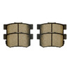 BRAKE PADS SET FR CERAMIC REPLACEMENT FOR HONDA ELEMENT 2004 PARTSLINK NUMBER D914