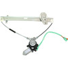 WINDOW REGULATOR FR LH POWER W/ANTI-PINCH REPLACEMENT FOR HONDA ELEMENT 2004 PARTSLINK NUMBER HO1350125
