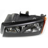 HEAD LAMP LH W/SMOOTH BEZEL W/O CLADDING HQ REPLACEMENT FOR  CHEVROLET PICKUP CHEVY SILVERADO CLASSIC 2007 PARTSLINK NUMBER  GM2502224