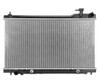 RADIATOR (2588) 3.5L WITH SQUARE FAN ASSY SHROUD HOLES REPLACEMENT FOR INFINITI G35 SEDAN 2004 PARTSLINK NUMBER IN3010118