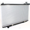 RADIATOR (2588) 3.5L WITH SQUARE FAN ASSY SHROUD HOLES REPLACEMENT FOR INFINITI G35 SEDAN 2004 PARTSLINK NUMBER IN3010118
