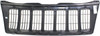 GRILLE BLACK SURROUND/INSERT LAREDO/SPORT MODELS REPLACEMENT FOR JEEP GRAND CHEROKEE 2004 PARTSLINK NUMBER CH1200301