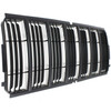 GRILLE INSERT MATTE-BLACK REPLACEMENT FOR JEEP LIBERTY 2004 PARTSLINK NUMBER CH1200243