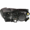 HEAD LAMP LH CHROME LX MODEL HQ REPLACEMENT FOR KIA SPECTRA(SEDAN) 2004 PARTSLINK NUMBER KI2502116