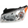 HEAD LAMP LH CHROME LX MODEL HQ REPLACEMENT FOR KIA SPECTRA(SEDAN) 2004 PARTSLINK NUMBER KI2502116