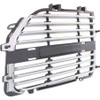 GRILLE LH CHROME/BLACK REPLACEMENT FOR DODGE MAGNUM 2007 PARTSLINK NUMBER  CH1200346