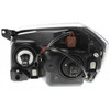 HEAD LAMP RH W/BLACK BEZEL 2.7-3.5LS HQ REPLACEMENT FOR DODGE MAGNUM 2007 PARTSLINK NUMBER  CH2503166