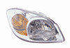 HEAD LAMP RH (W/O BRACKET) CAPA  REPLACEMENT FOR PONTIAC G5 PURSUIT (CANADA) 2006 PARTSLINK NUMBER GM2503251C