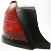 TAIL LAMP LH (BLACK MOULDING-2 BULB-RED) HQ REPLACEMENT FOR FORD CROWN VICTORIA 2007 PARTSLINK NUMBER  FO2800160